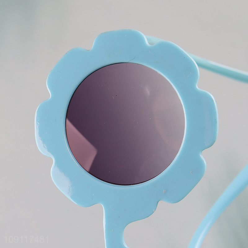 Top selling blue plastic outdoor summer children sunglasses wholesale