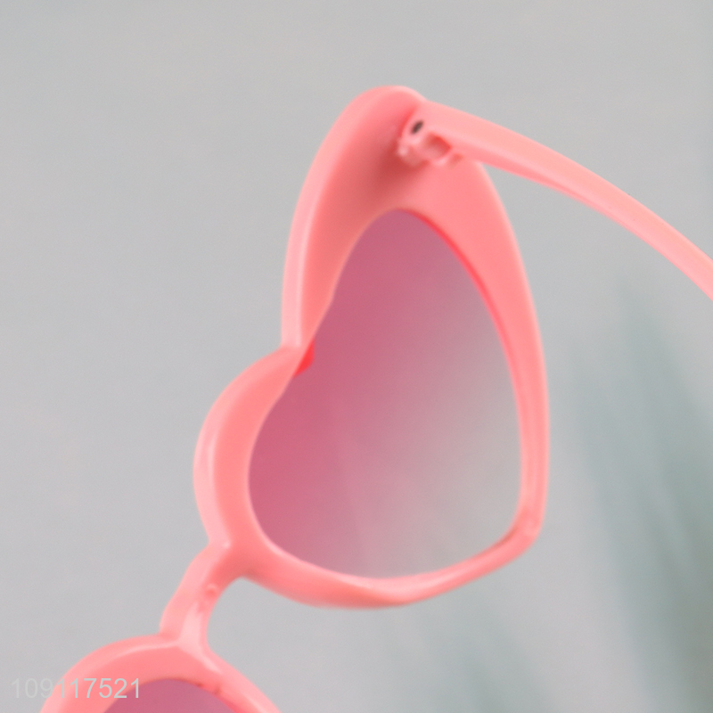 New arrival heart shape girls fashion children sunglasses for sale