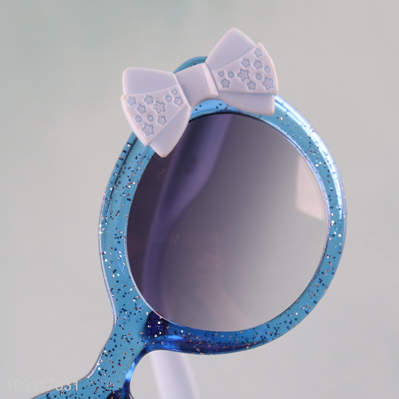 Top quality cartoon plastic fashion girls kids children sunglasses