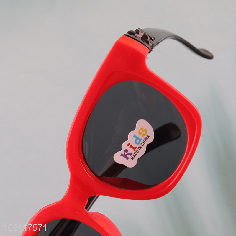 Top sale plastic summer outdoor fashion children sunglasses wholesale