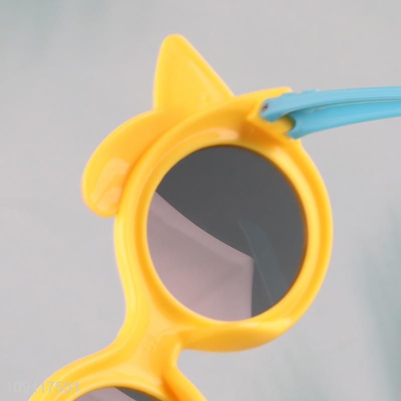 Most popular cartoon plastic summer outdoor children sunglasses