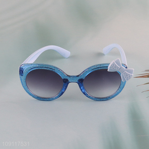 Top quality cartoon plastic fashion girls kids children sunglasses
