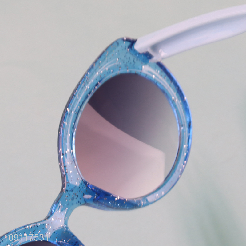 Top quality cartoon plastic fashion girls kids children sunglasses