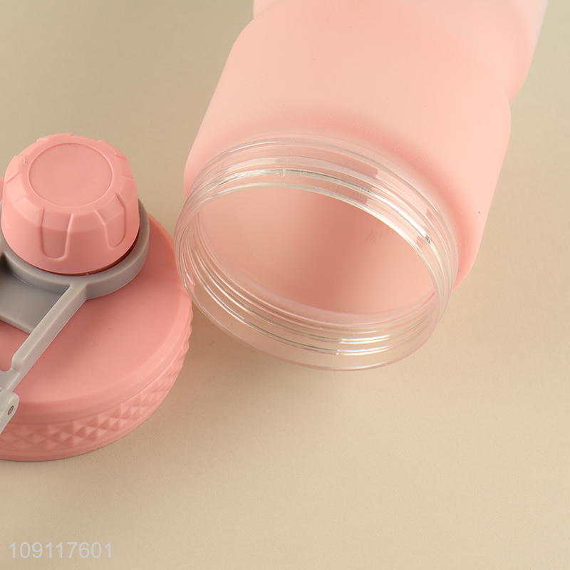 Top selling cartoon printed portable sports water bottle with handle