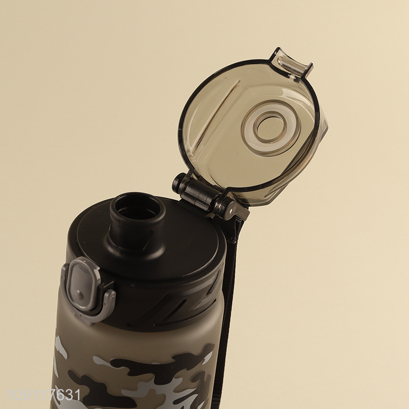 Good quality large capacity portable plastic sports water bottle