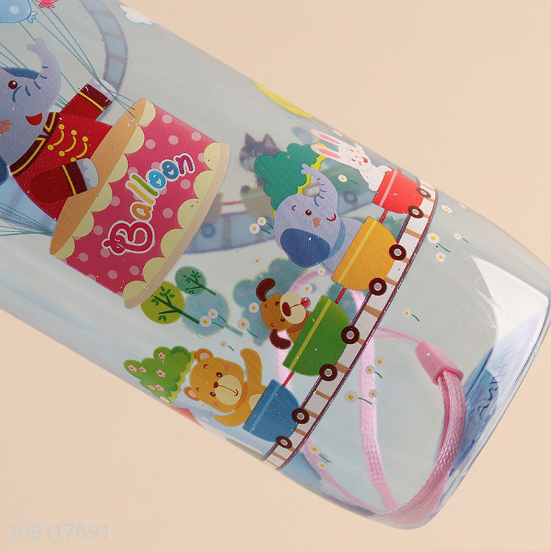 Top sale cartoon printed 650ml water bottle drinking bottle