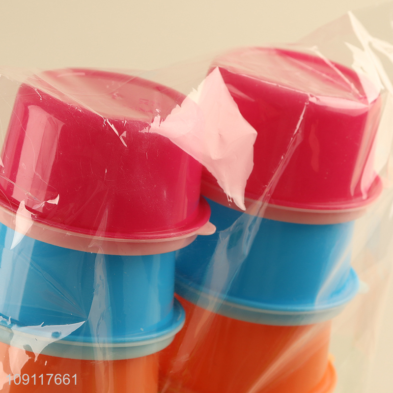 China factory 10pcs plastic multicolor mini storage box for sale