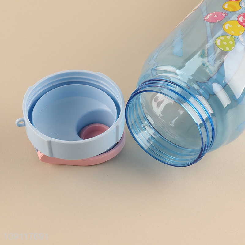 Top sale cartoon printed 650ml water bottle drinking bottle