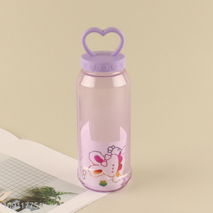 Best sale plastic portable 500ml water bottle drinking bottle with handle
