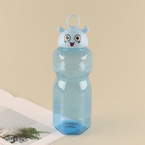 China supplier cartoon plastic portable water bottle drinking bottle