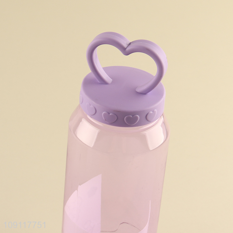 Best sale plastic portable 500ml water bottle drinking bottle with handle
