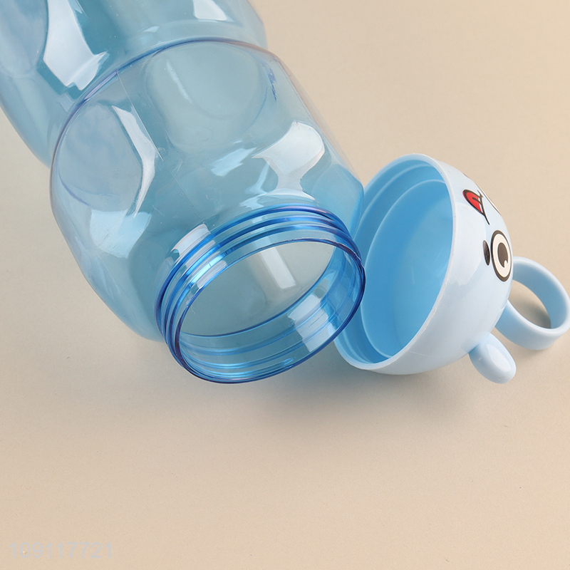 China supplier cartoon plastic portable water bottle drinking bottle