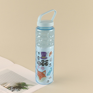 Yiwu market plastic 500ml portable water bottle with handle
