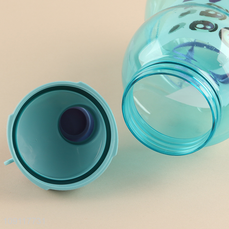 Most popular cartoon plastic children 500ml water bottle drinking bottle