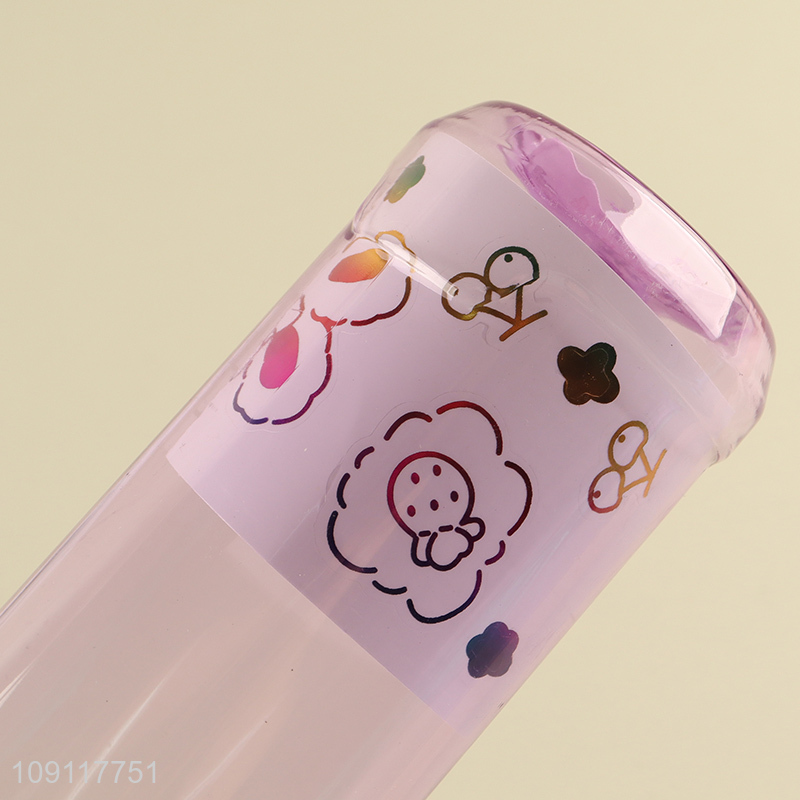 Best sale plastic portable 500ml water bottle drinking bottle with handle