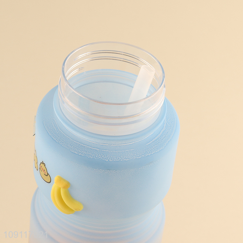 Most popular cartoon girls plastic water bottle drinking bottle
