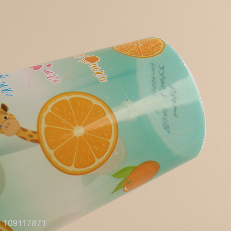 High quality plastic 630ml water cup straw cup with lid