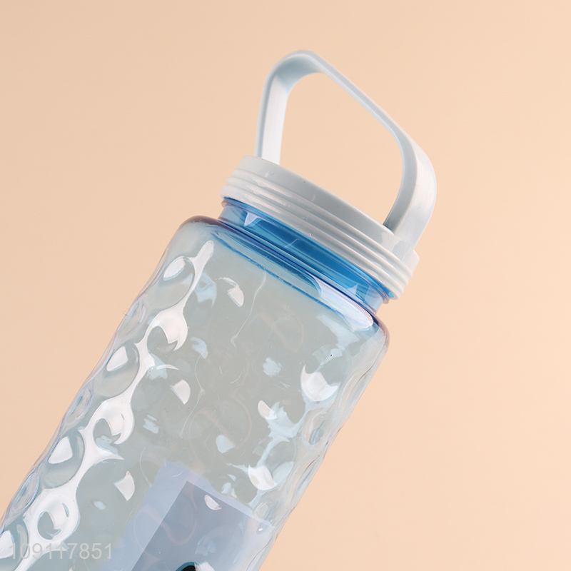 Yiwu market plastic 500ml portable water bottle with handle
