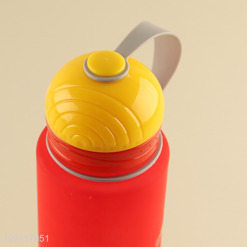Best selling portable cartoon printed plastic water bottle drinking bottle