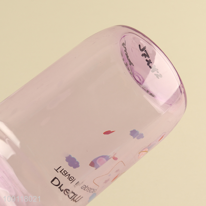 Top products cartoon portable children travel plastic water bottle