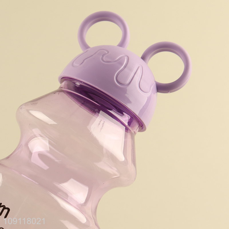 Top products cartoon portable children travel plastic water bottle
