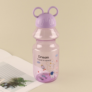 Top products cartoon portable children travel plastic water bottle