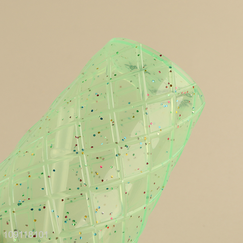 Hot sale plastic creative water cup drinking cup straw cup with lid