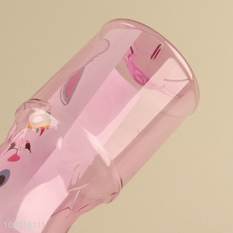 Most popular cartoon portable plastic water bottle drinking bottle with handle