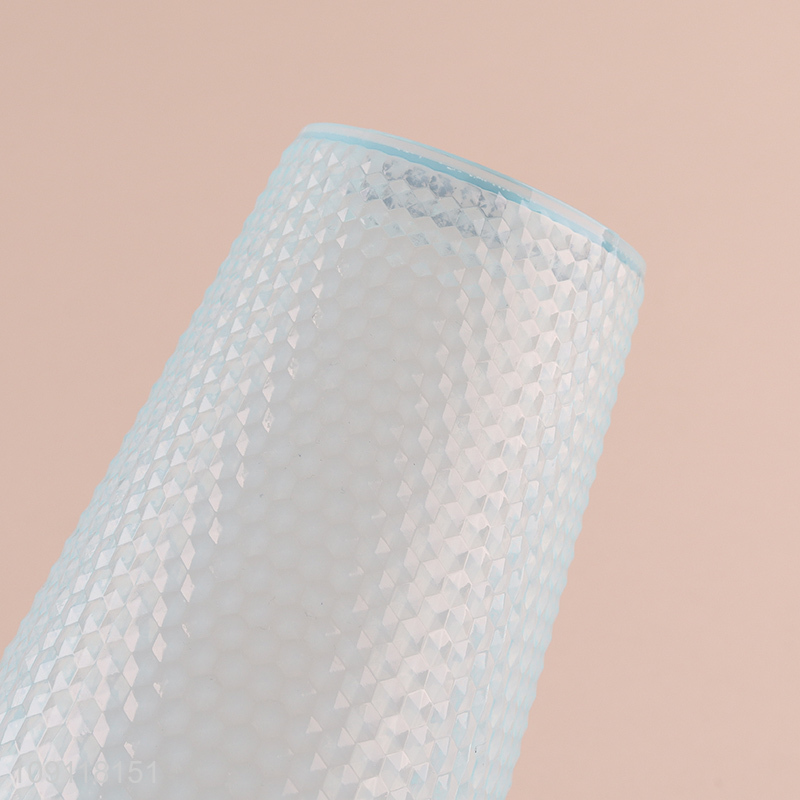 Good selling blue girls bowknot plastic water cup drinking cup straw cup