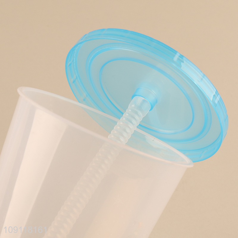 Popular products christmas gifts plastic water cup drinking cup straw cup