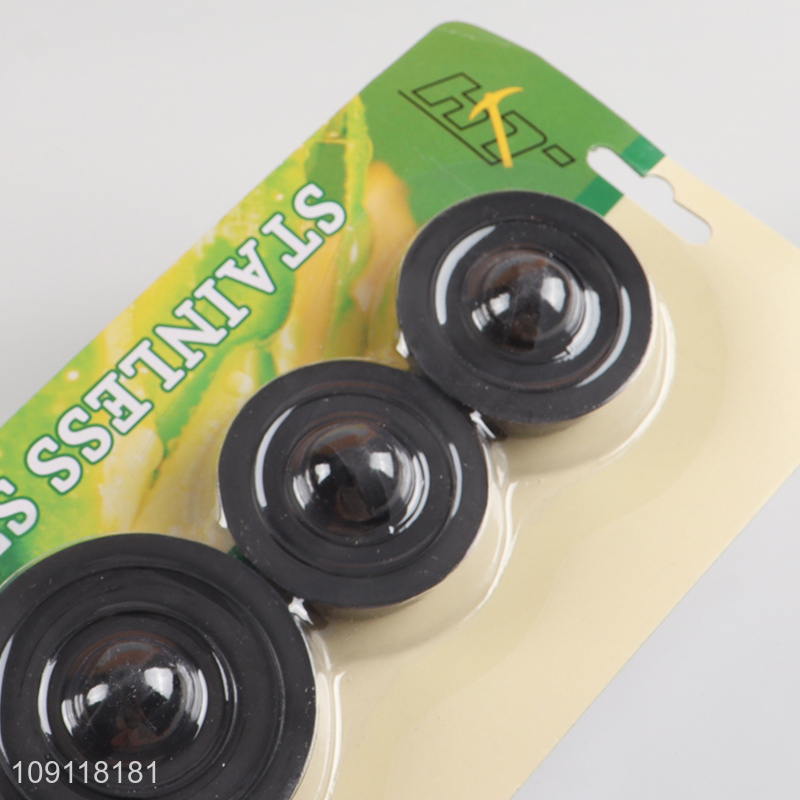 Good Quality 3 Pieces Rubber Drain Plugs Rubber Sink Stoppers for Kitchen