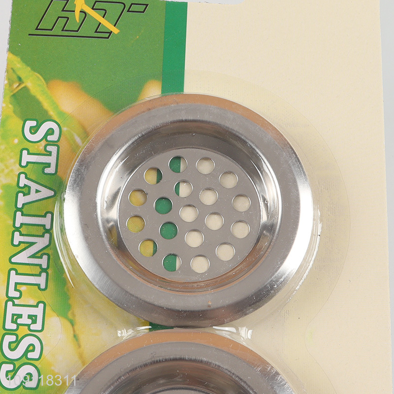New Arrival 2 Pieces Stainless Steel Sink Drainer Sink Strainers for Kitchen