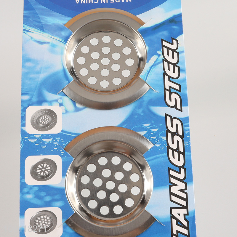 Online Wholesale 2 Pieces Multipurpose Stainless Steel Kitchen Sink Bathtub Strainers