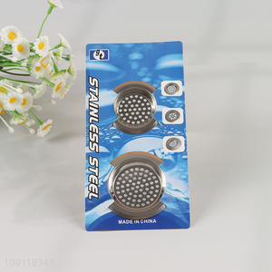 Factory Supply 2 Pieces Kitchen Sink Strainers Custom Stainless Steel Sink Strainers