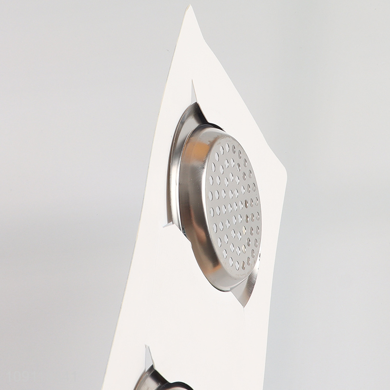 Factory Supply 2 Pieces Kitchen Sink Strainers Custom Stainless Steel Sink Strainers