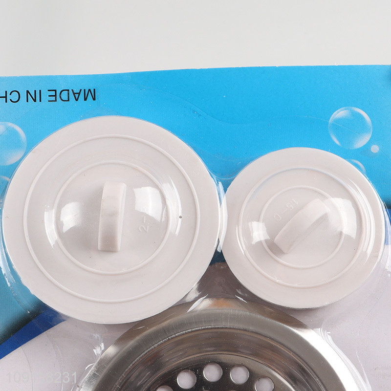 Online Wholesale 4 Pieces Kitchen Sink Strainers and Drain Stoppers set
