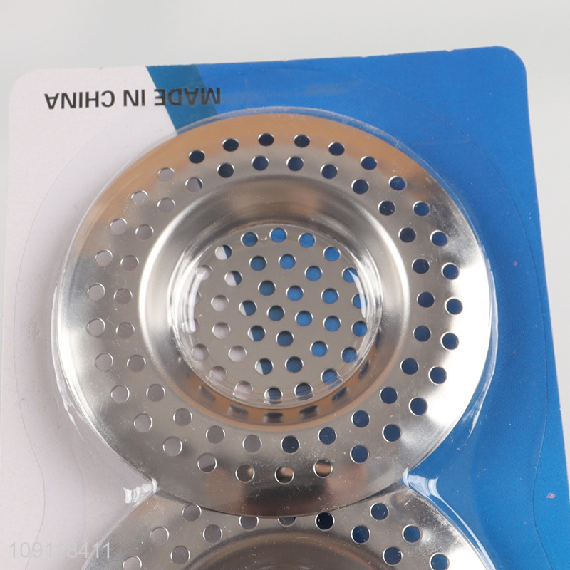 China Imports 2 Pieces Stainless Steel Kitchen Sink Drainers Strainers for Bathroom