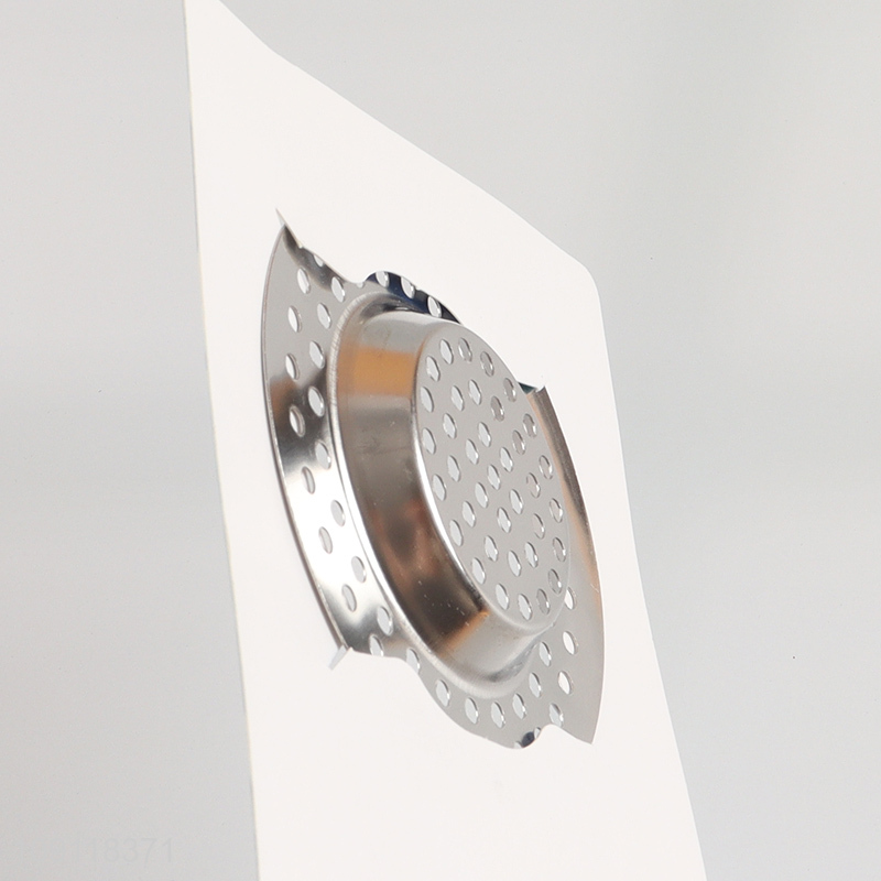 Factory Price 2 Pieces Stainless Steel Sink Drainers Kitchen Sink Drain Baskets