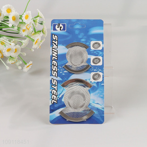 Online Wholesale 2 Pieces Stainless Steel Kitchen Sink Strainers for Bathroom Bathtub