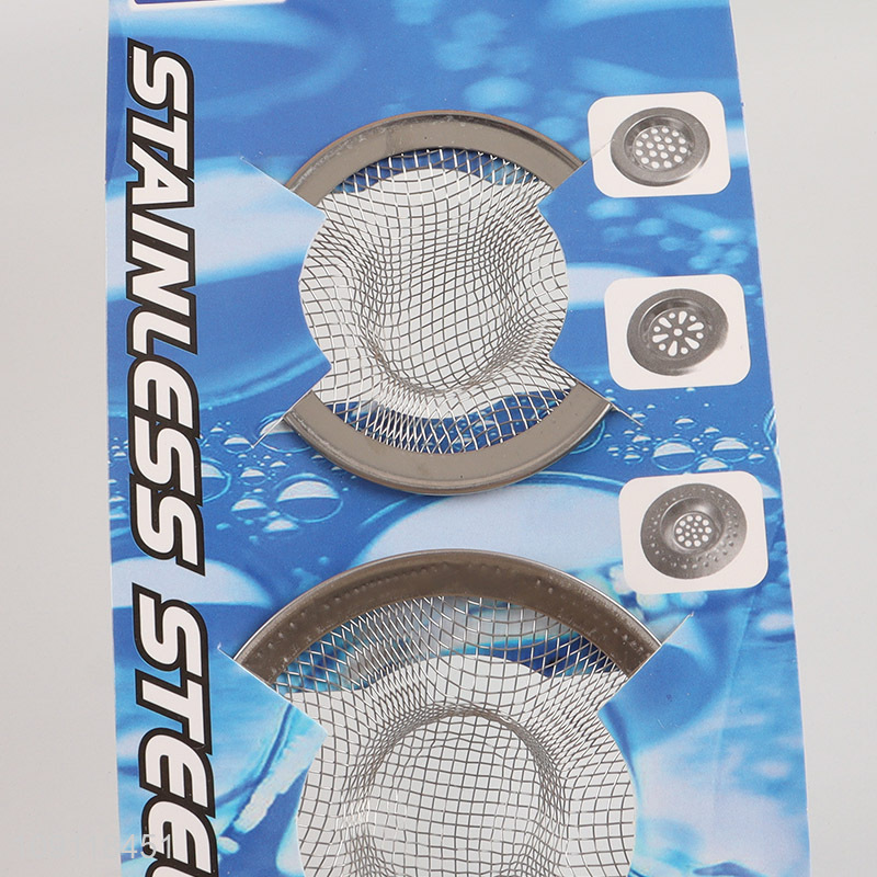 Online Wholesale 2 Pieces Stainless Steel Kitchen Sink Strainers for Bathroom Bathtub
