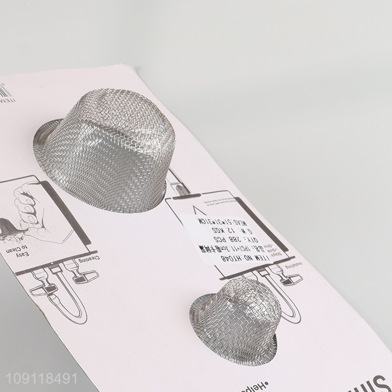 New Arrival 2 Pieces Stainless Steel Sink Drain Strainers for Kitchen Bathroom