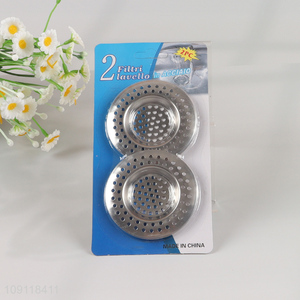 China Imports 2 Pieces Stainless Steel Kitchen Sink Drainers Strainers for Bathroom