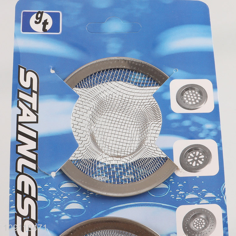High Quality 2 Pieces Kitchen Sink Strainers Custom Stainless Steel Sink Strainers