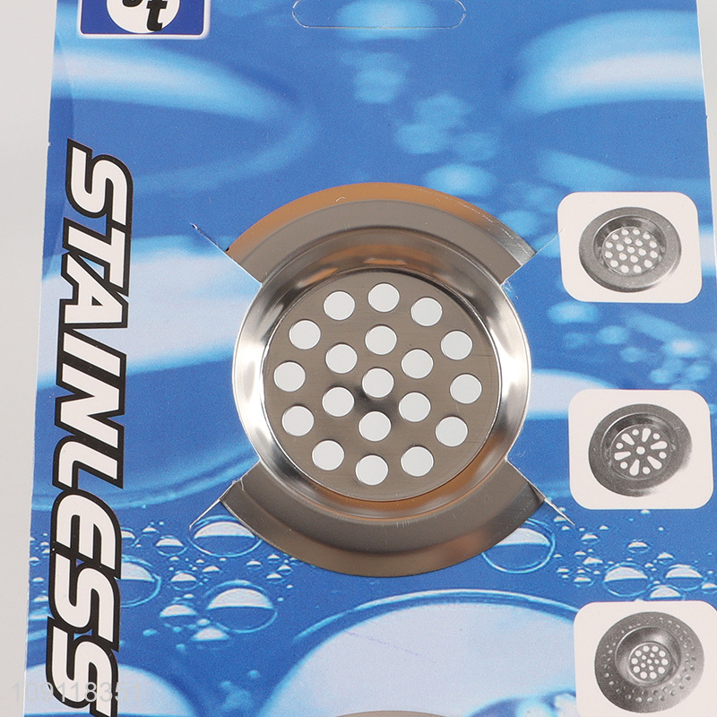 New Product 2 Pieces Sink Stainers Heavy Duty Stainless Steel Sink Strainers