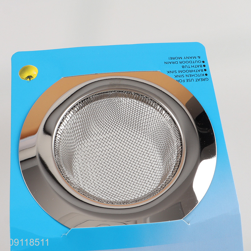 Good Quality 2 Pieces Sink Strainers Durable Stainless Steel Kitchen Sink Strainers