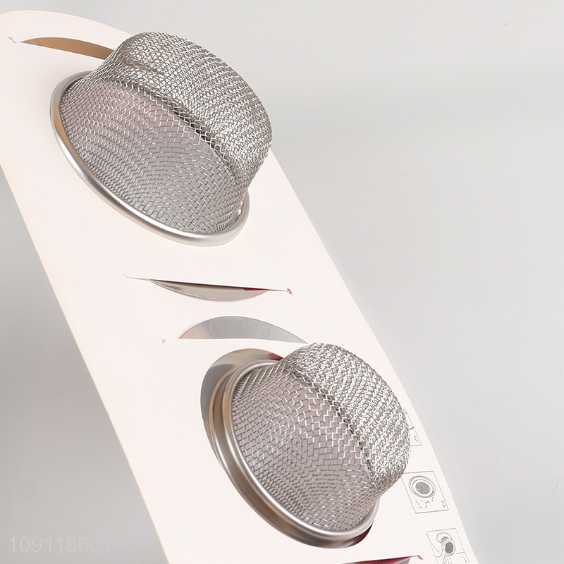 Good Quality 2 Pieces Kitchen Sink Strainers Custom Stainless Steel Sink Strainers