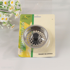 New Arrival 1 Piece Stainless Steel Kitchen Sink Drainer Strainer for Bathroom