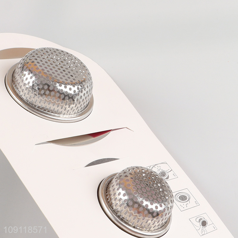 Hot Selling 2 Pieces Stainless Steel Sink Drainer Sink Strainers for Kitchen