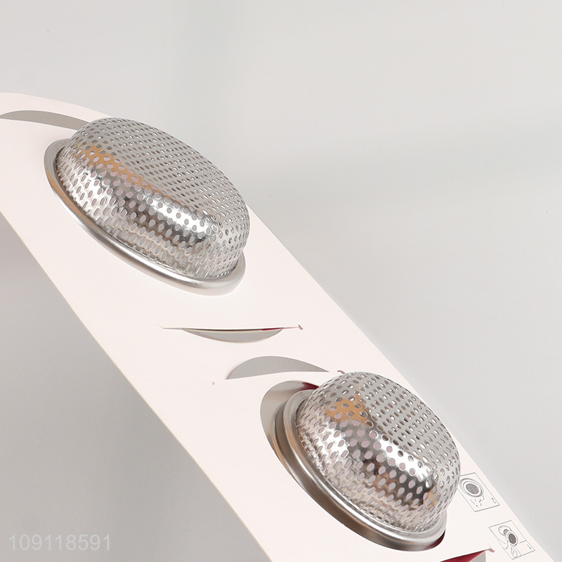 China Imports 2 Pieces Durable Rust Proof Stainless Steel Kitchen Sink Strainers