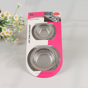 China Imports 2 Pieces Durable Rust Proof Stainless Steel Kitchen Sink Strainers